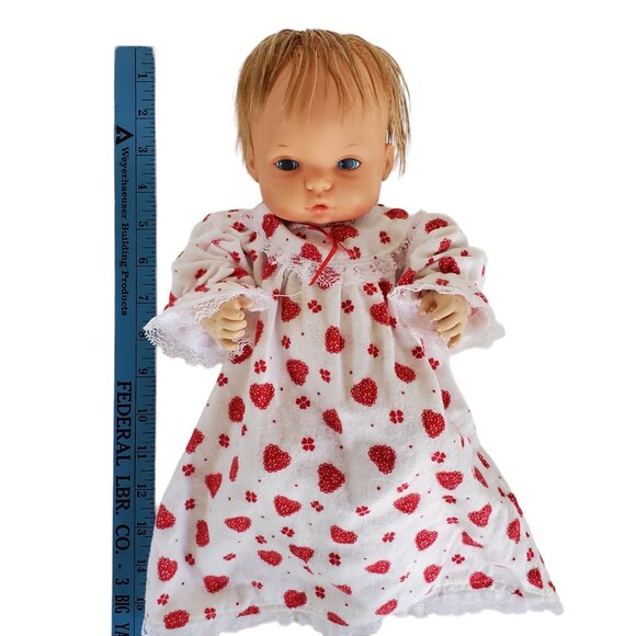 Mattel Baby Tender Love 1972 Baby Girl Doll Toy Blonde Drink Wet Nightgown - Picture 11 of 11